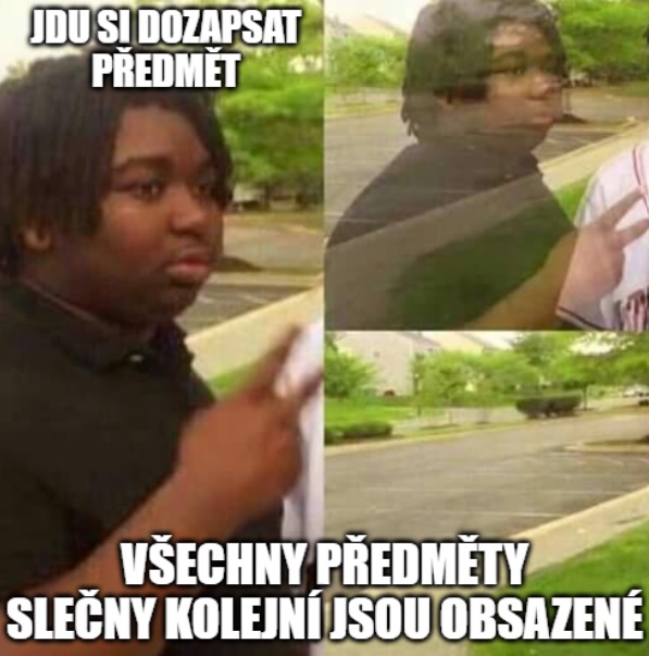 Dozápis předmětů